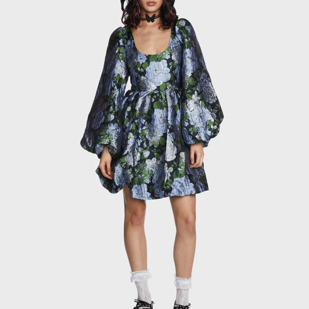 Sister Jane Jacquard Mini Dress